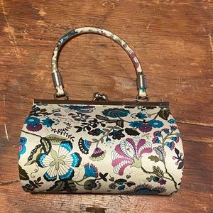 Paisley Vera Bradley style small wristlet/change purse
